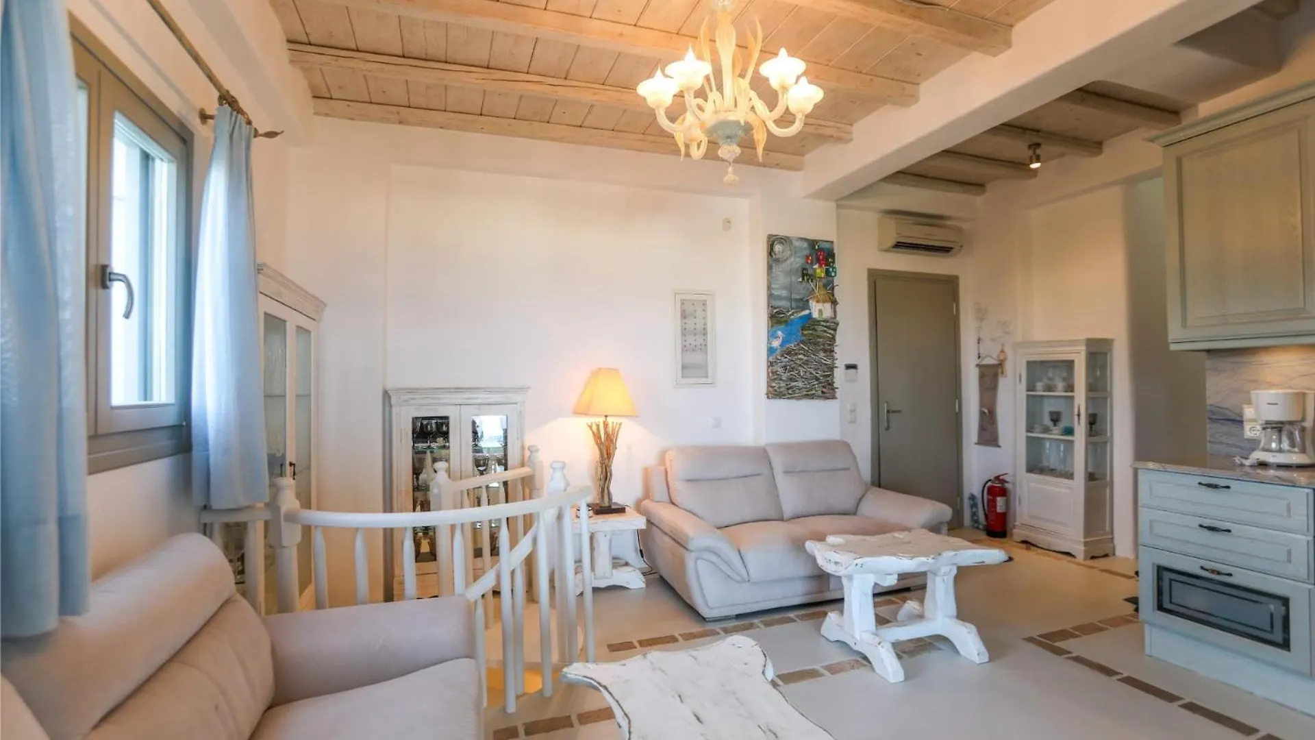Magnificent Mykonos Apartment Apartment Nexus 2 Bedrooms Private Terrace With Jacuzzi Outdoor Dining Area Bbq كالافاتيس